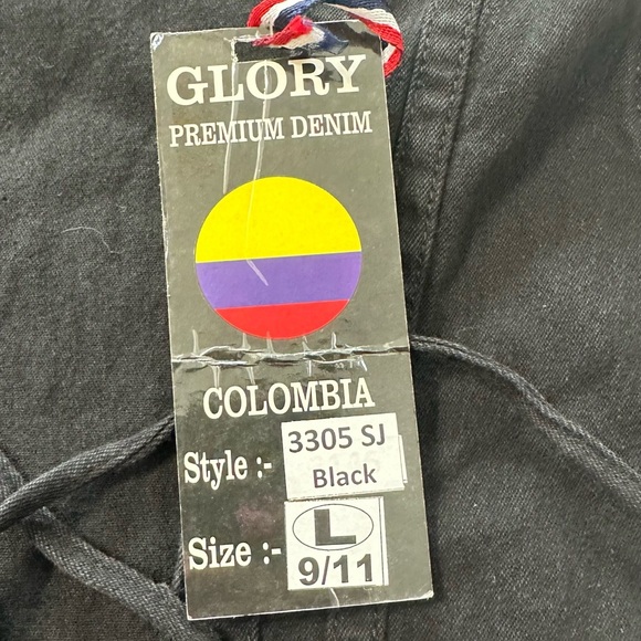 American GLORY Edgy Black Romper with Lace-Up Front and Distressed Hem - Picture 4 of 12